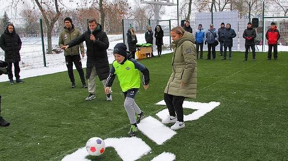 В Рыбинске открыли футбольное поле