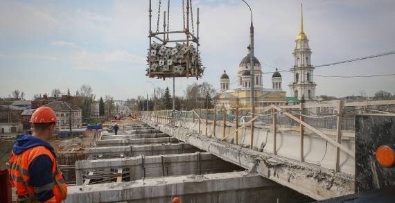 Хроника ремонта моста в Рыбинске