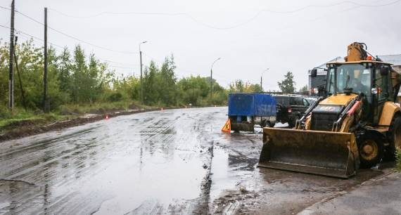 В Рыбинске ремонтируют улицу Танкистов