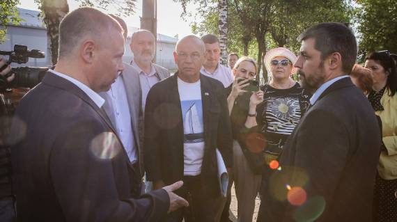 Рыбинск посетил губернатор Михаил Евраев