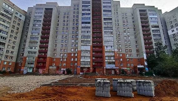 Однажды в Рыбинске » Самый большой двор ремонтируют в Рыбинске